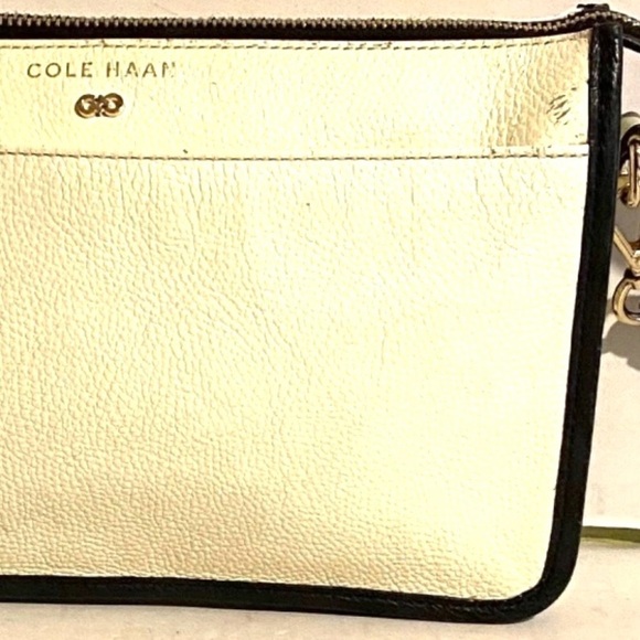 Cole Haan Cream and Black Crossbody Bag - Picture 4 of 7